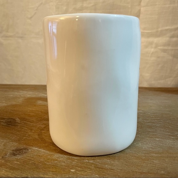 Rae Dunn HAPPY Mug Ceramic Cup Farmhouse Decor Gift Coffee Tea Drink Smile - Picture 5 of 6